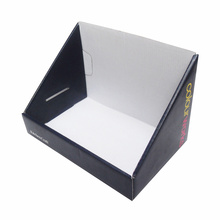 Caja de papel de la exhibición del papel de la cartulina del diseño modificado para requisitos particulares OEM